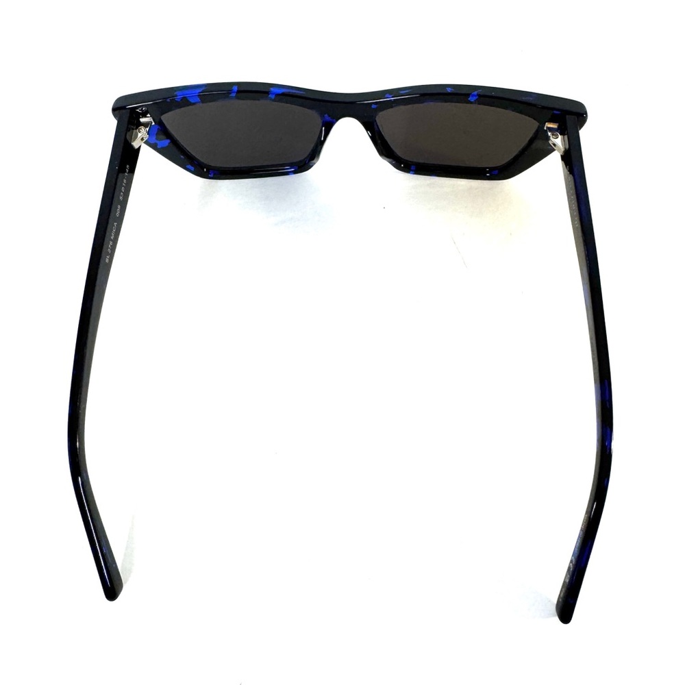 SAINT LAURENT Mica Cat Eye Sunglasses SL 276 009 Black Blue Havana NEW With Case - Picture 9 of 14